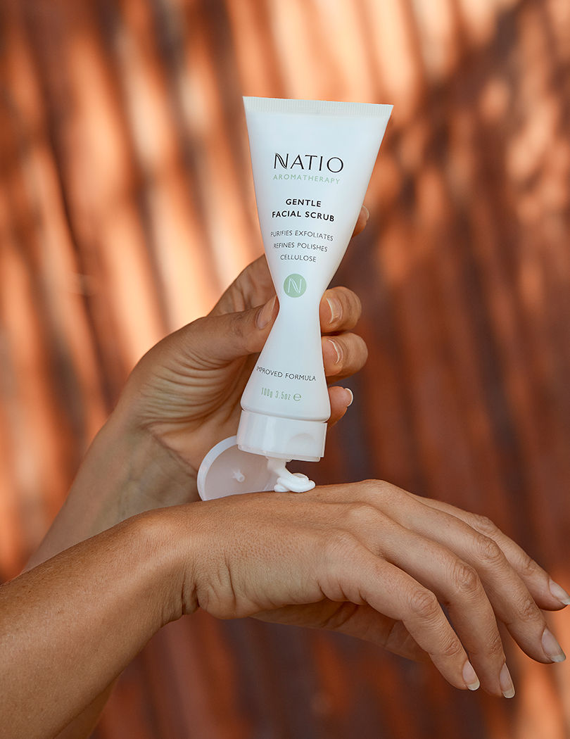 Natio Aromatherapy Gentle Facial Scrub, 100g