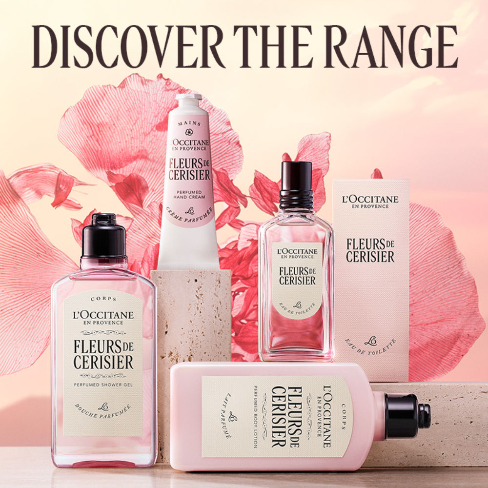L'Occitane Fleurs De Cerisier Perfumed Body Lotion, Cherry Blossom, 250ml