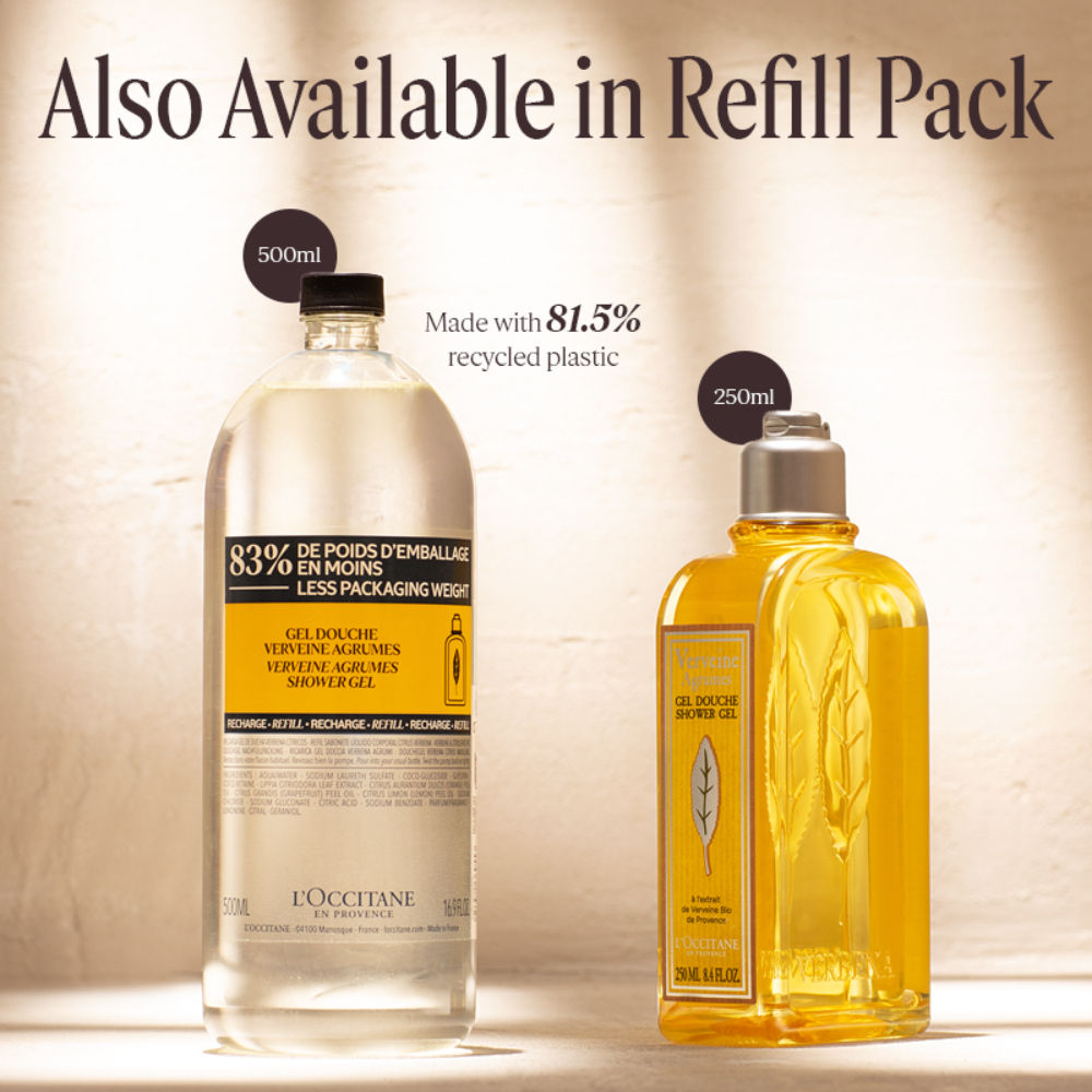 L'Occitane Citrus Verbe Shower Gel Refill, 500ml