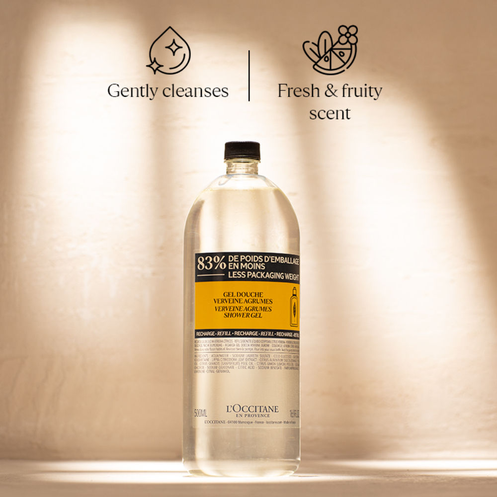 L'Occitane Citrus Verbe Shower Gel Refill, 500ml