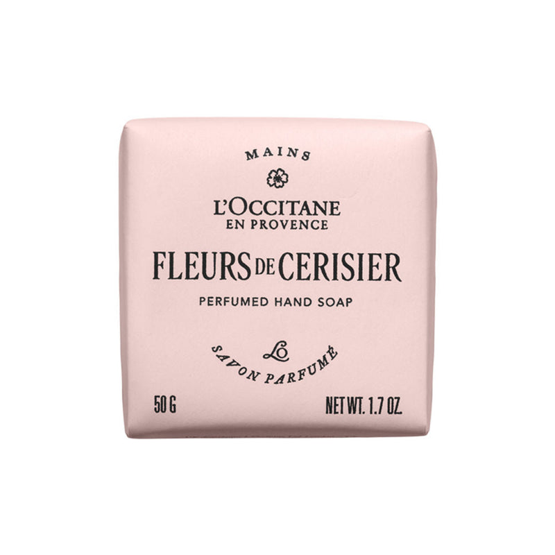 L'Occitane Fleurs De Cerisier Perfumed Hand Soap, Cherry Blossom, 50gm, Buy from Indicrest
