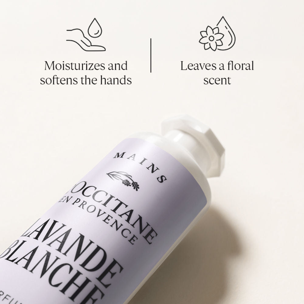 L'Occitane Lavande Blanche Perfumed Hand Cream, 30ml