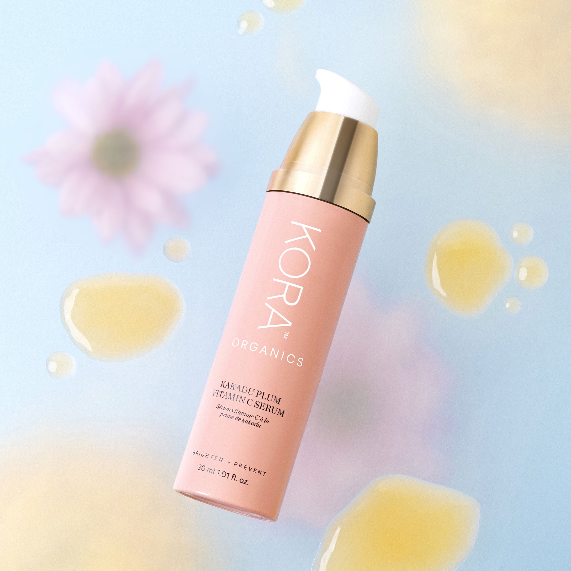 Kora Organics Kakadu Plum Vitamin C Serum Brightens Hydrates Protects With Hyaluronic Acid, Acerola, 10
