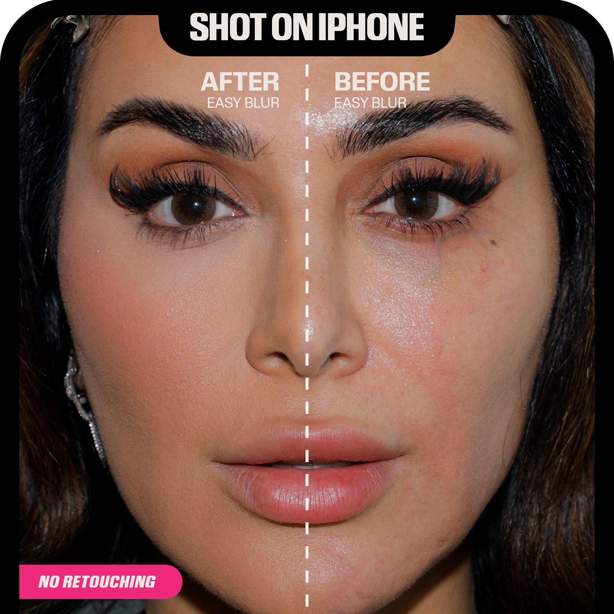 Huda Beauty Easy Blur Natural Airbrush Foundation with Niacinamide - Angel Food 110N, 30ml