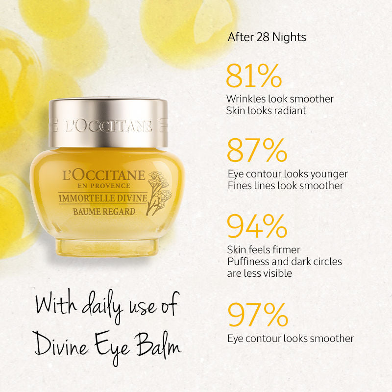 L'Occitane Immortelle Divine Anti-Aging Eye Balm, 15ml