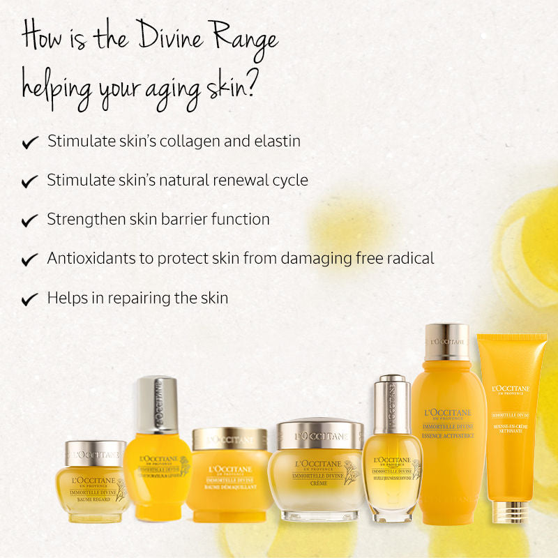 L'Occitane Immortelle Divine Anti-Aging Eye Balm, 15ml