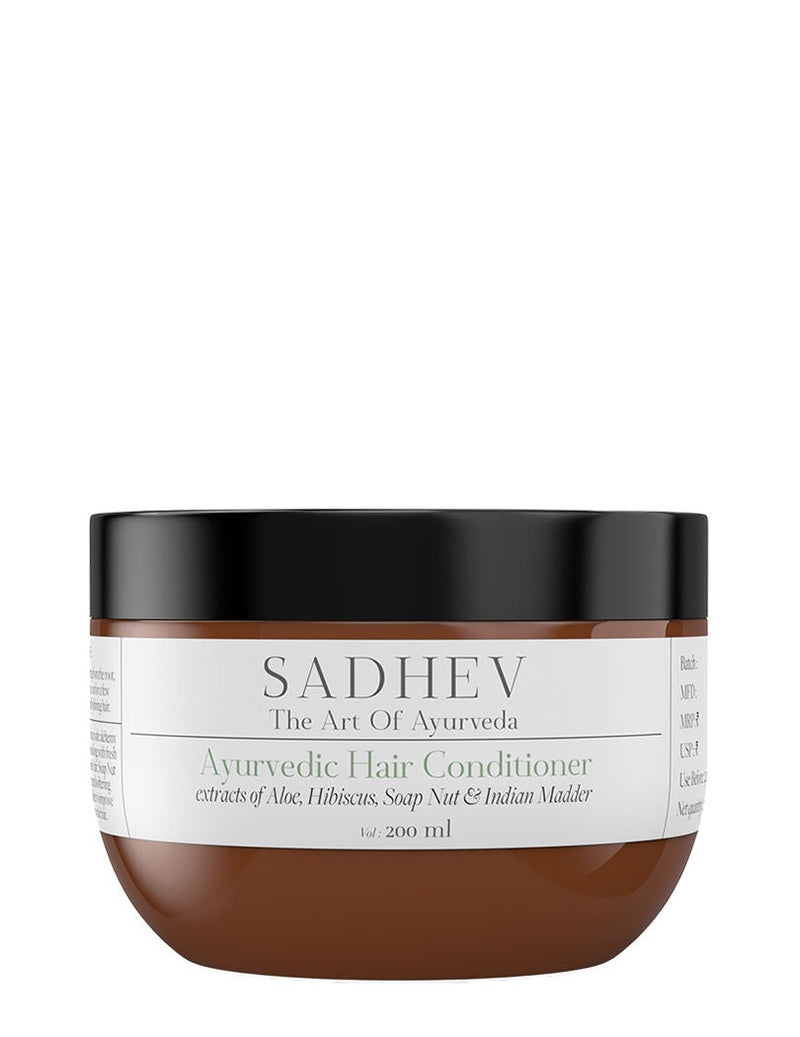Sadhev Ayurvedic Conditioner - Aloe & Hibiscus, 200ml, Buy from Indicrest