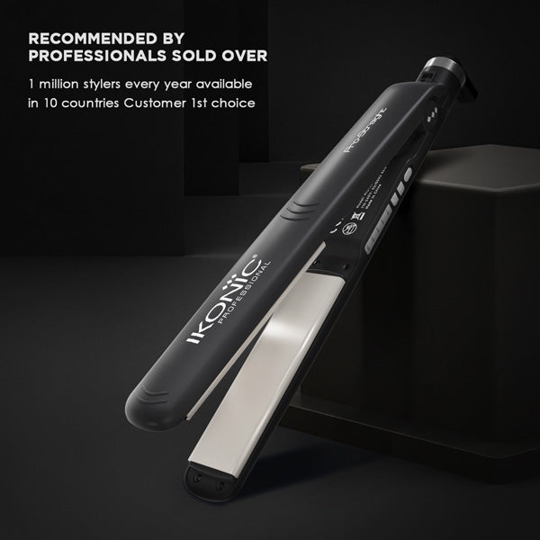 Ikonic Professional Pro Straight Black Hair Straightener Buy at Indicrest Image 6