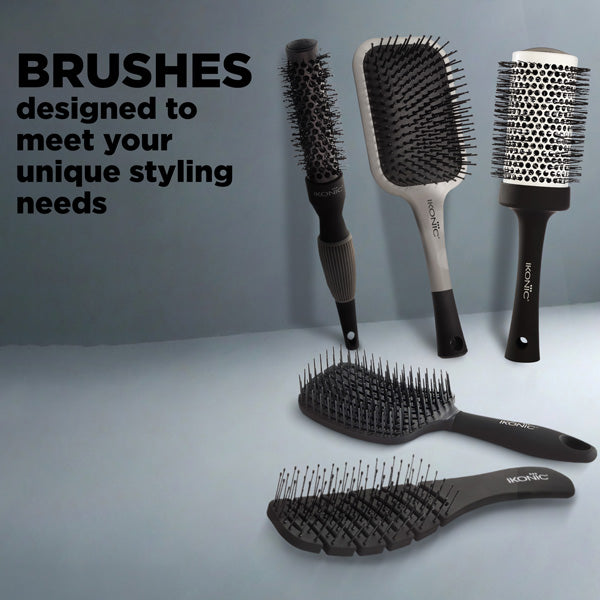 Ikonic Professional Blow Dry Hair Brush, Black, BDB-52 Buy at Indicrest Image 5