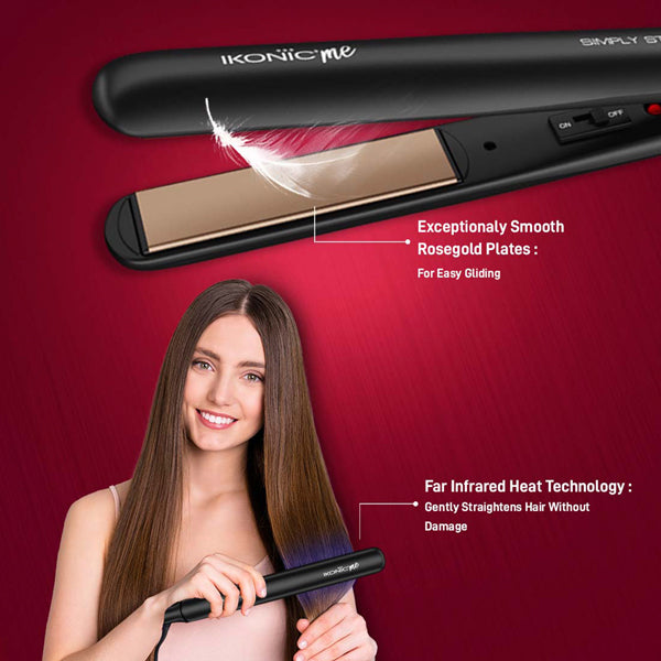 Ikonic Me Simply Straight Hair Straightener Buy at Indicrest Image 4