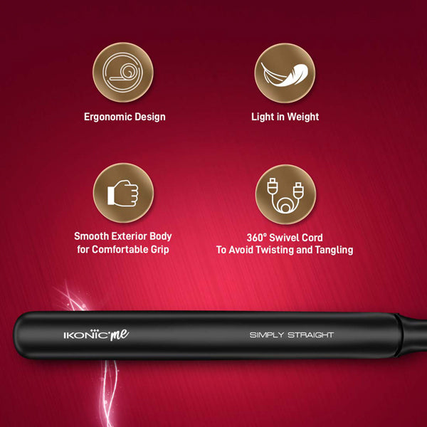 Ikonic Me Simply Straight Hair Straightener Buy at Indicrest Image 6