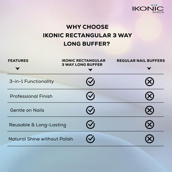 Ikonic Basics Rectangular 3 Way Long Buffer IKB-721K Buy at Indicrest Image 7