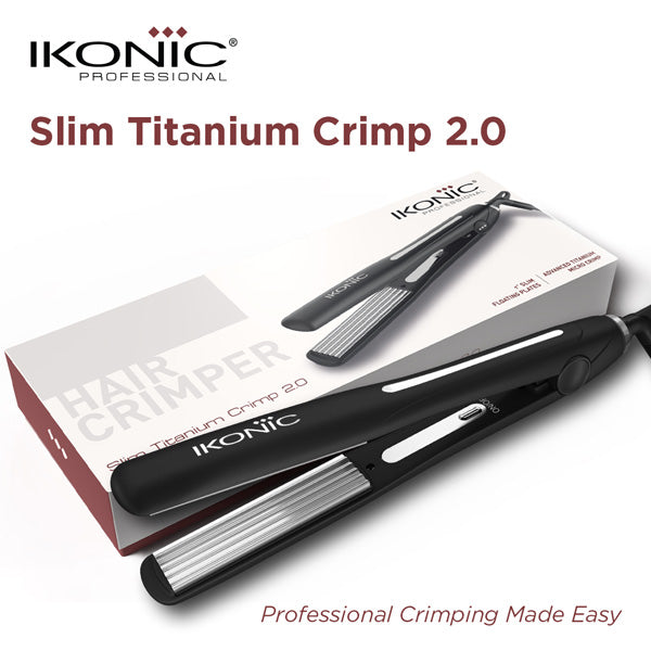 Ikonic Professional Slim Titanium Crimp 2.0 Hair Crimper Buy at Indicrest Image 2