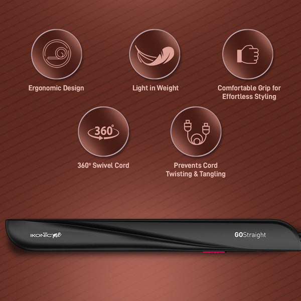 Ikonic Me Go Straight Hair Straightener Buy at Indicrest Image 6
