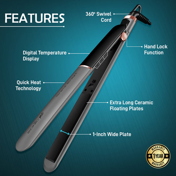 Ikonic Me Xtreme Straight Hair Straightener Buy at Indicrest Image 3