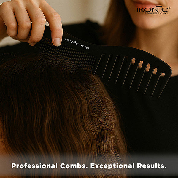 Ikonic Professional Hair Dressing Comb Set- (Set of 10 Pieces) Buy at Indicrest Image 7