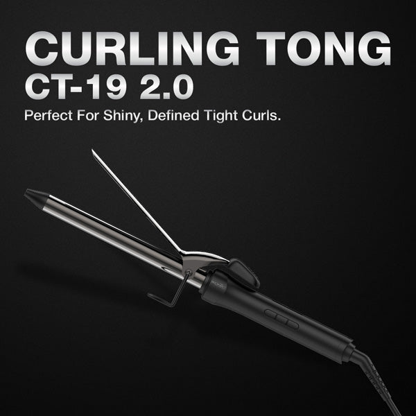 Ikonic Professional Curling Tong 2.0 Hair Curler, Size 19 Buy at Indicrest Image 2