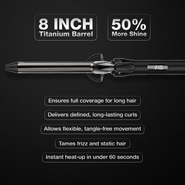 Ikonic Professional Curling Tong 2.0 Hair Curler, Size 22 Buy at Indicrest Image 4