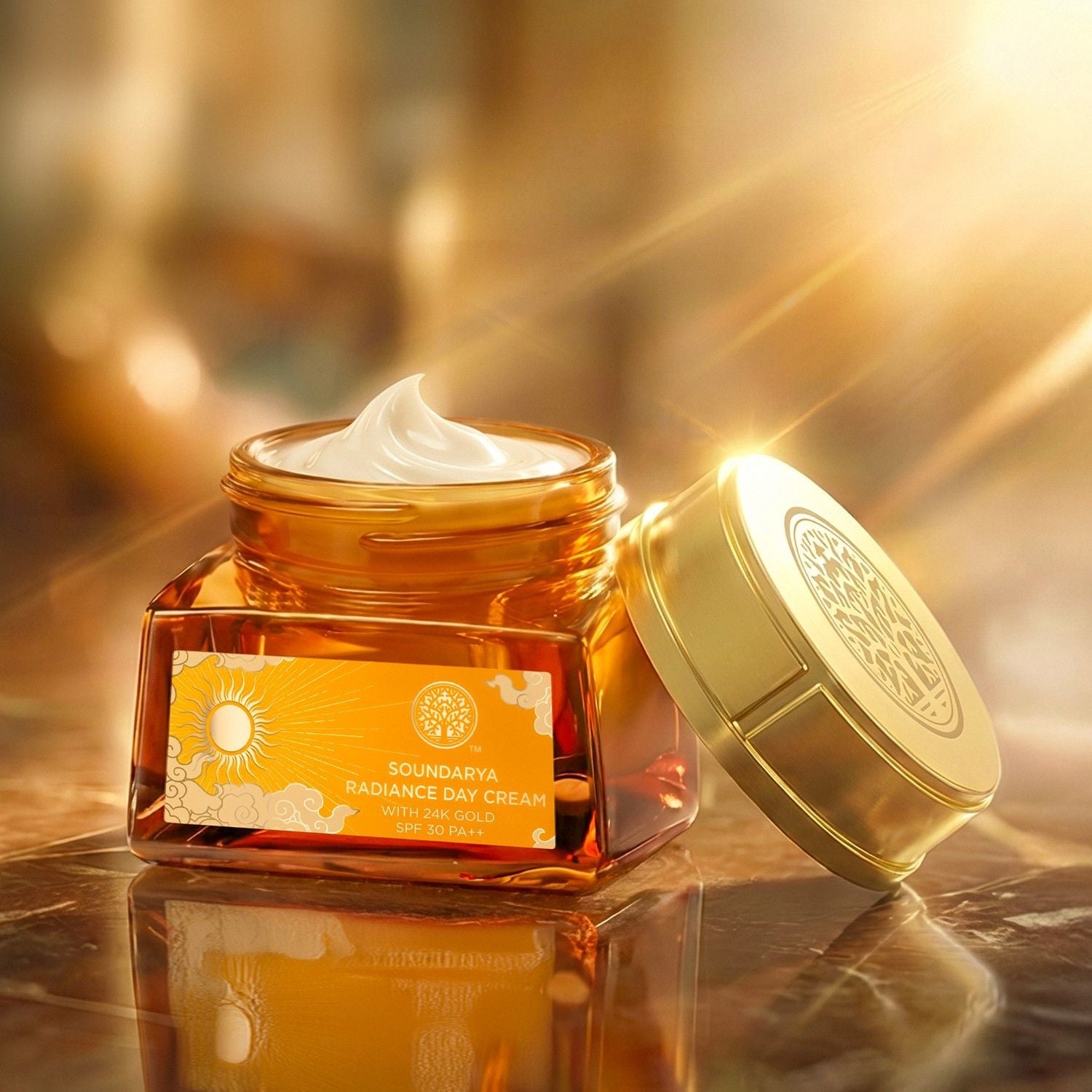 Forest Essentials Soundarya Radiance Day Cream with 24K Gold & SPF 30 PA++, 30g