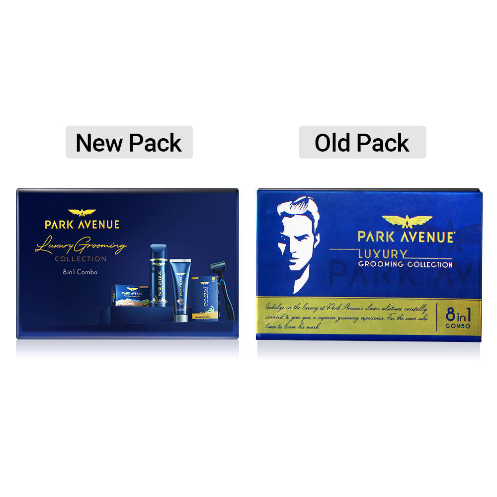 Park Avenue Luxury Grooming Kit 8 in 1 Combo, 209g+250ml Buy at Indicrest Image 3