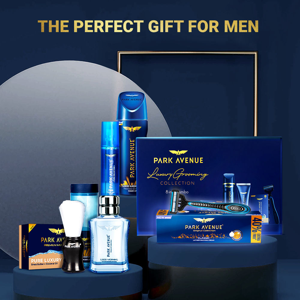 Park Avenue Luxury Grooming Kit 8 in 1 Combo, 209g+250ml Buy at Indicrest Image 5