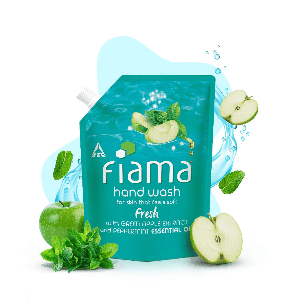 Fiama Fresh Hand Wash Refill - Peppermint and Green Apple, 350ml Buy at Indicrest Image 7