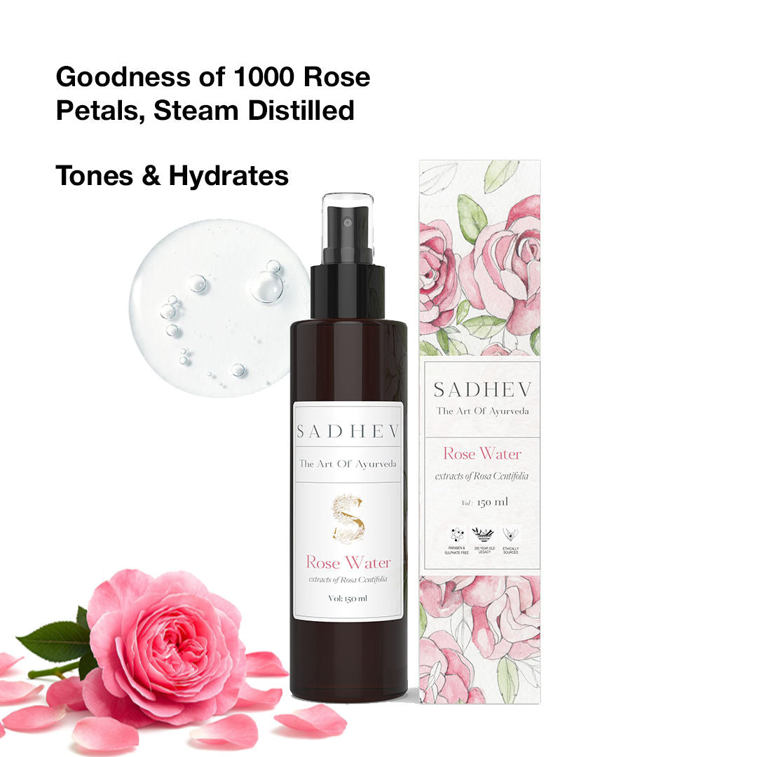 Sadhev Natural Rose Water, 150ml
