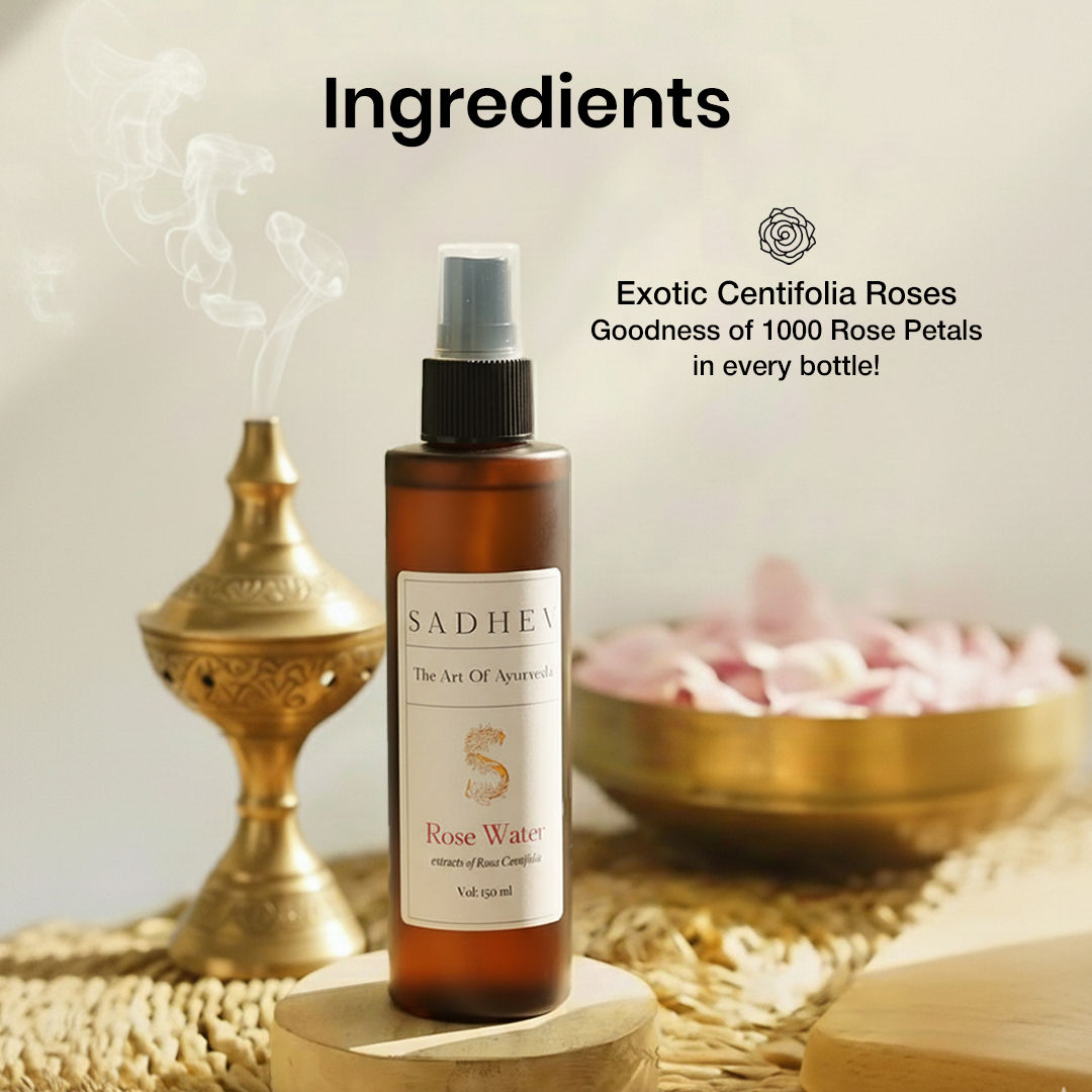 Sadhev Natural Rose Water, 150ml