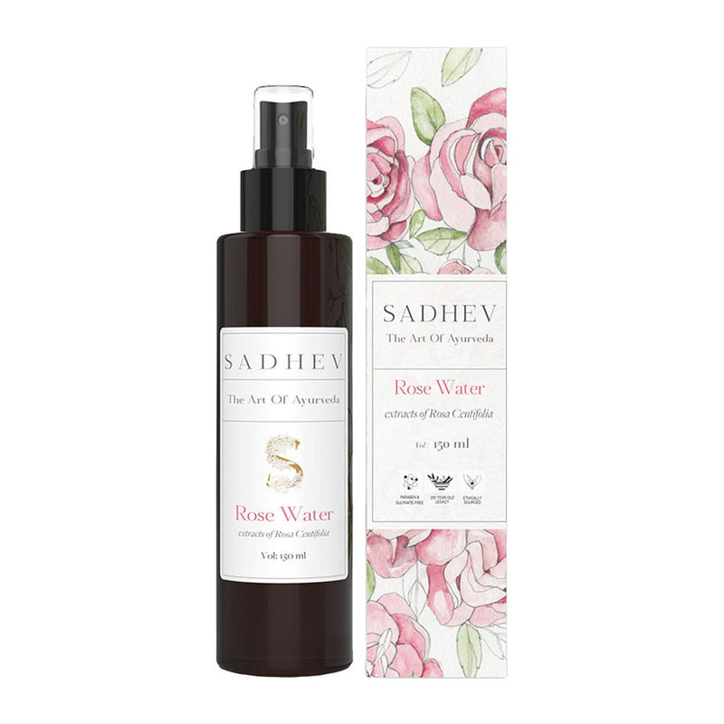 Sadhev Natural Rose Water, 150ml, Buy from Indicrest