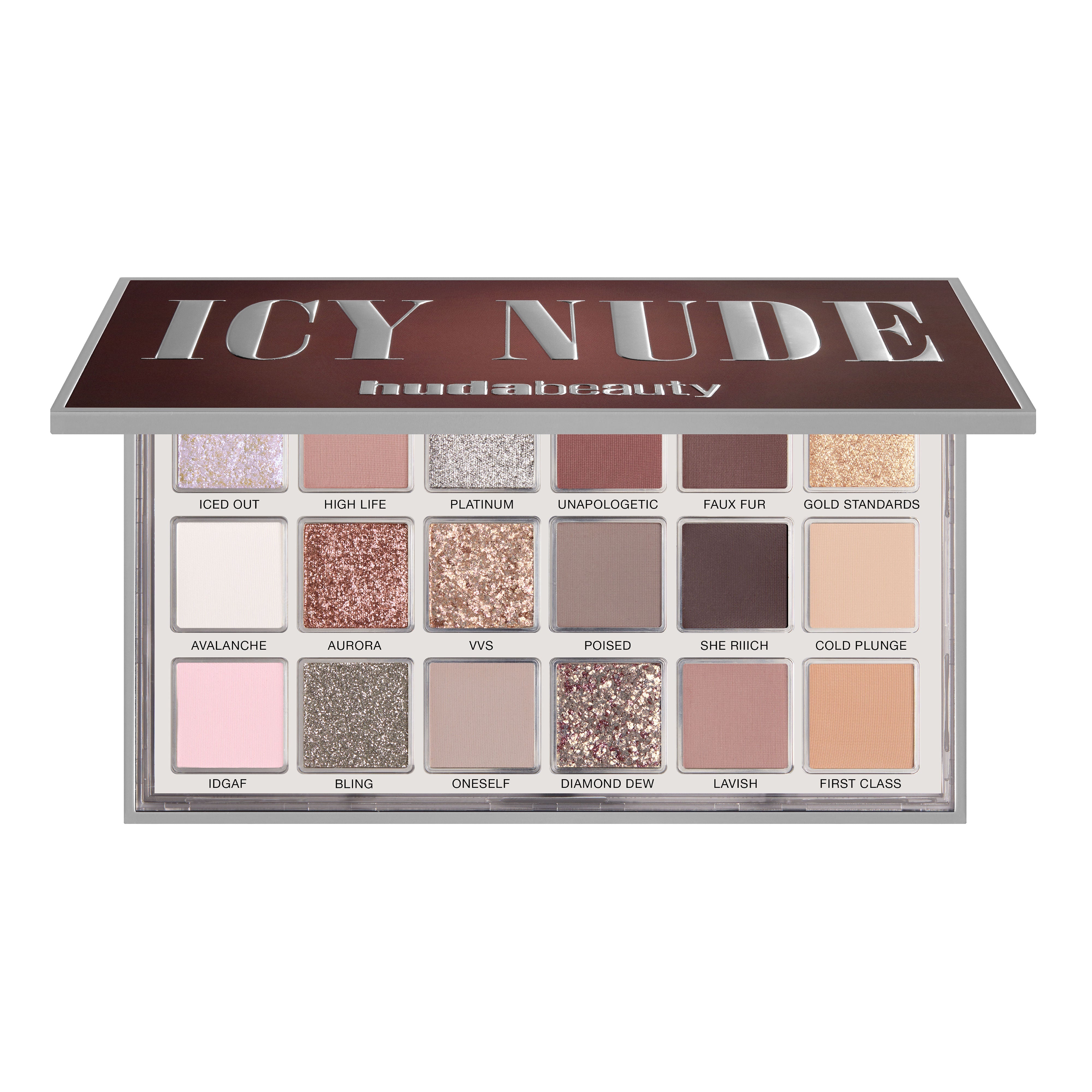 Huda Beauty Icy Nude Eyeshadow Palette - Get Icy Eyes!, 16.1 g, Buy from Indicrest