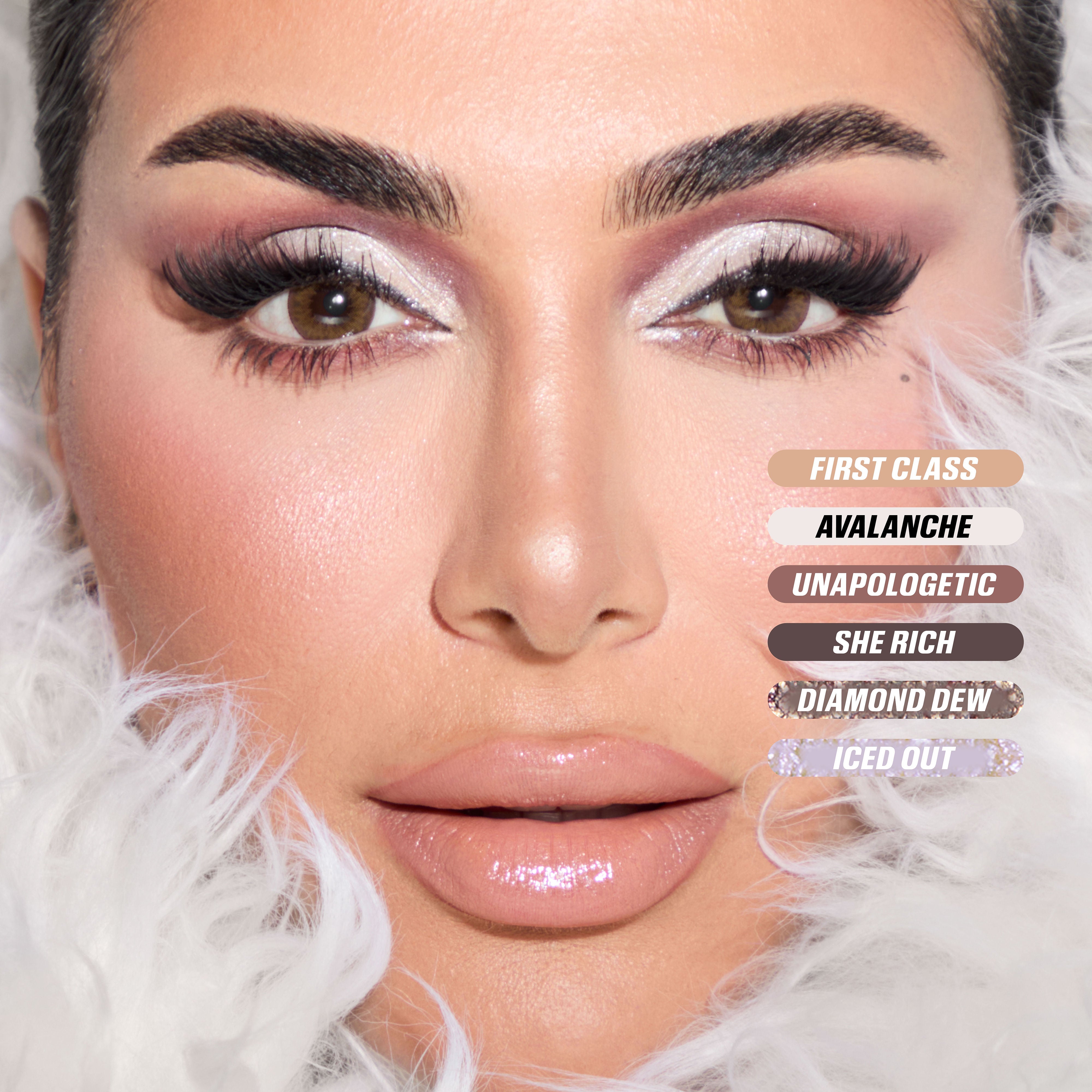 Huda Beauty Icy Nude Eyeshadow Palette - Get Icy Eyes!, 16.1 g