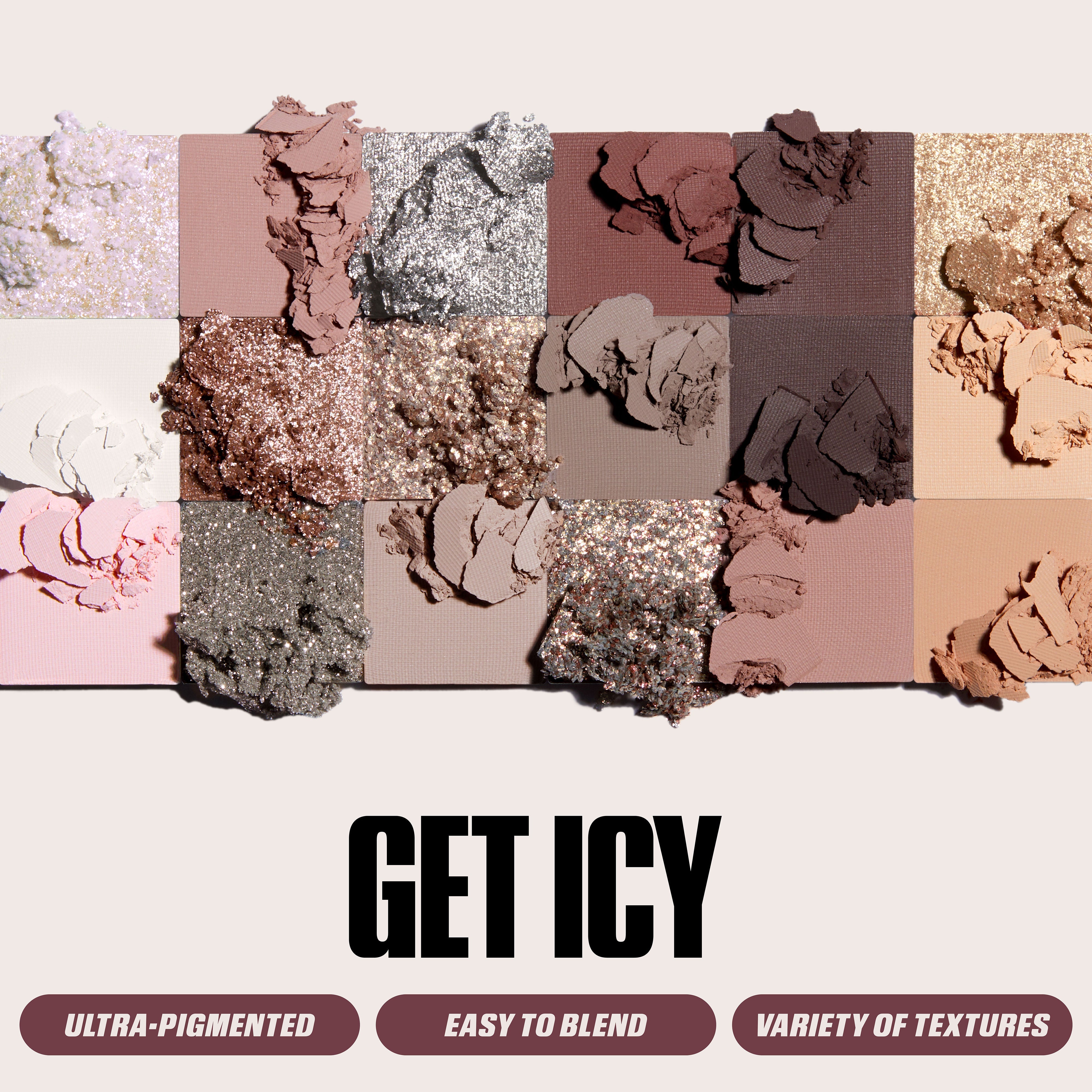 Huda Beauty Icy Nude Eyeshadow Palette - Get Icy Eyes!, 16.1 g