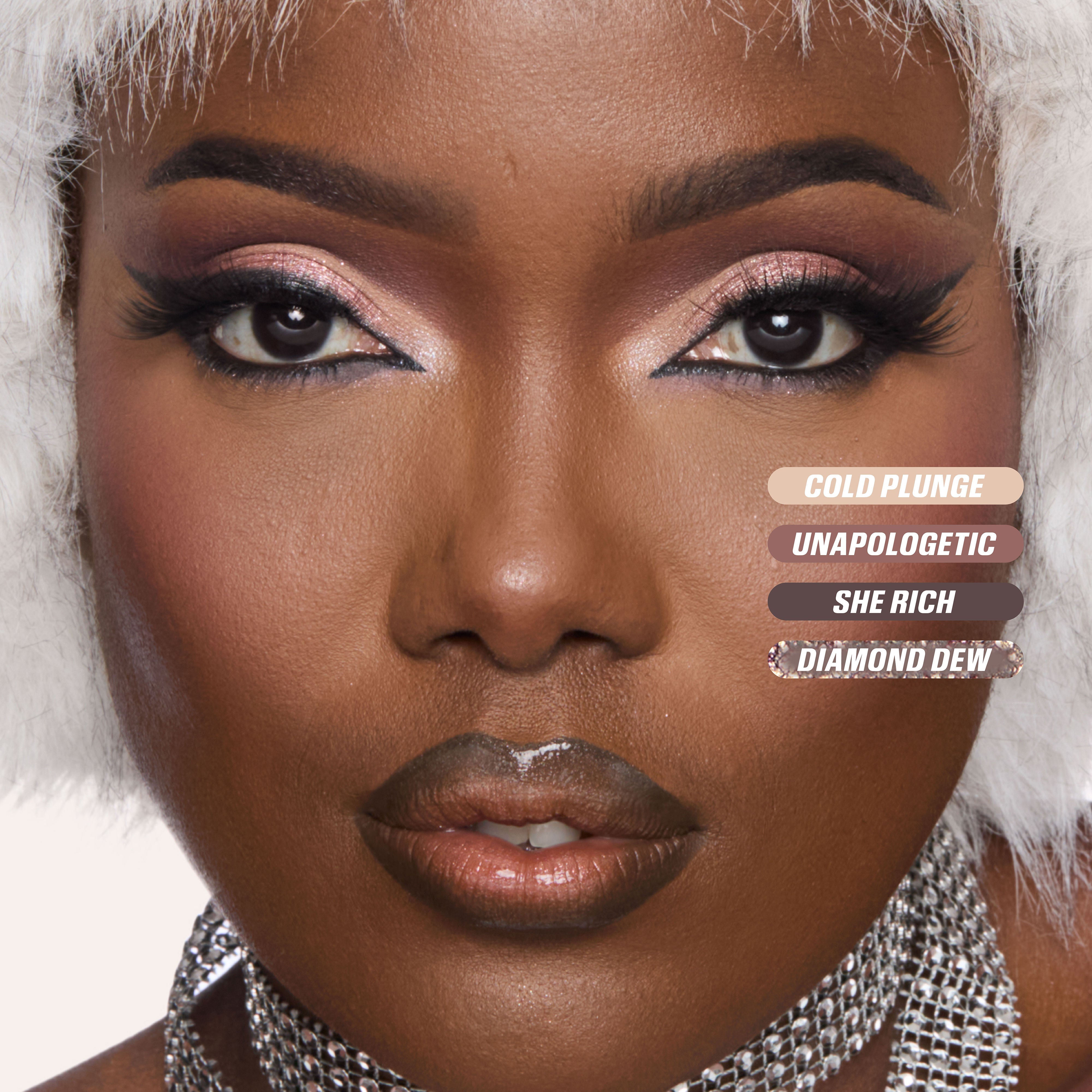 Huda Beauty Icy Nude Eyeshadow Palette - Get Icy Eyes!, 16.1 g