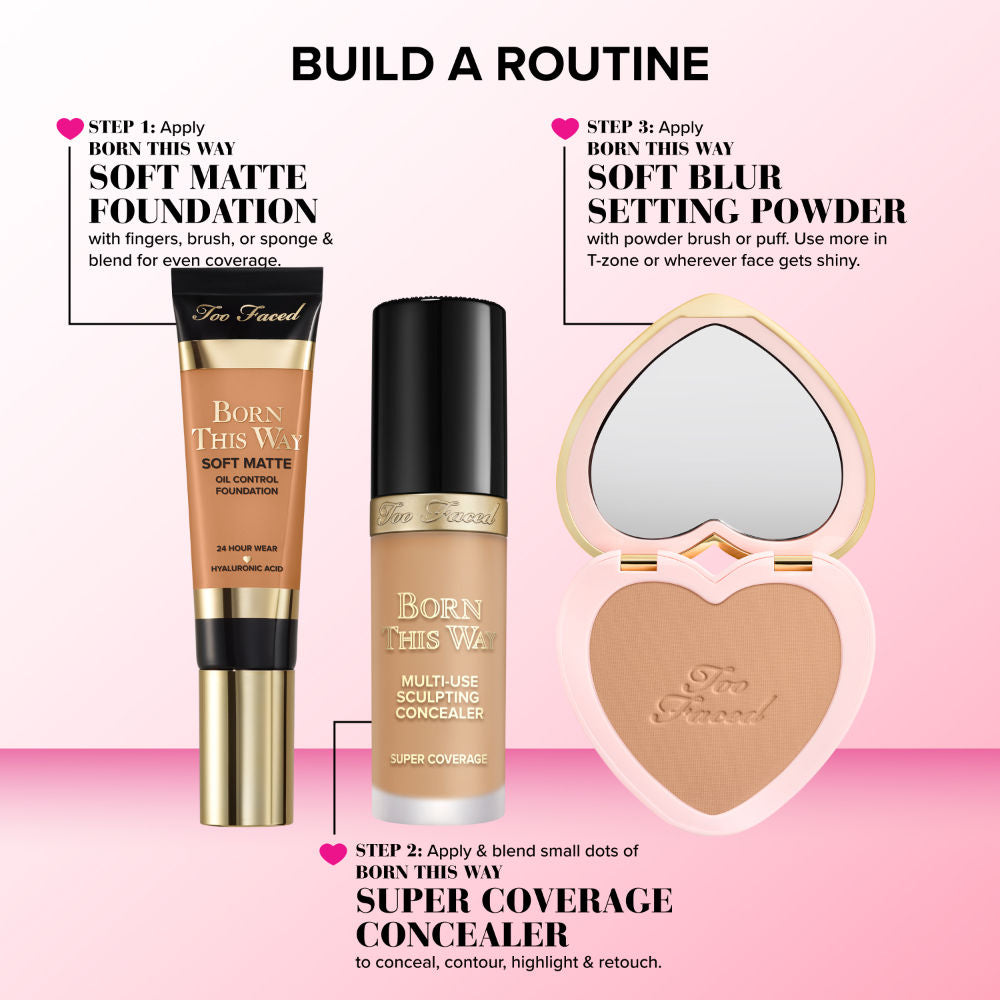 Too Faced Born This Way Super Coverage Mini Concealer - Light Beige, 2ml