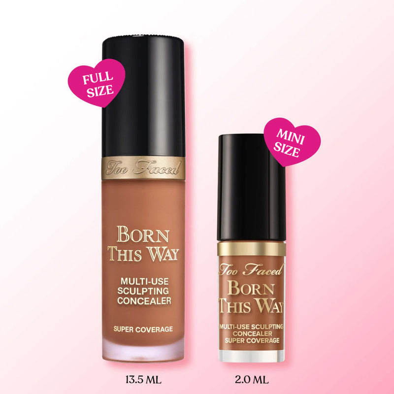 Too Faced Born This Way Super Coverage Mini Concealer - Light Beige, 2ml