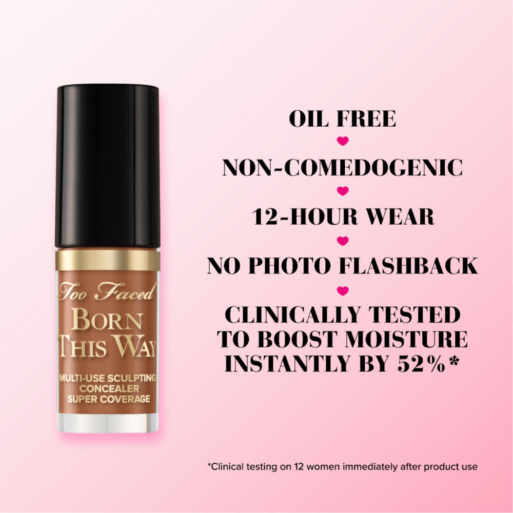 Too Faced Born This Way Super Coverage Mini Concealer - Light Beige, 2ml
