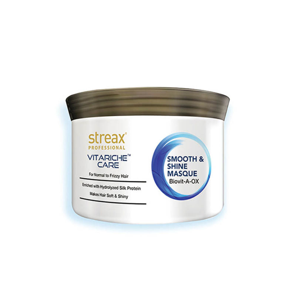 Streax Professional Vitariche Care Smooth & Shine Hair Masque For Frizzy & Dry hair, 200g Buy at Indicrest Image 7