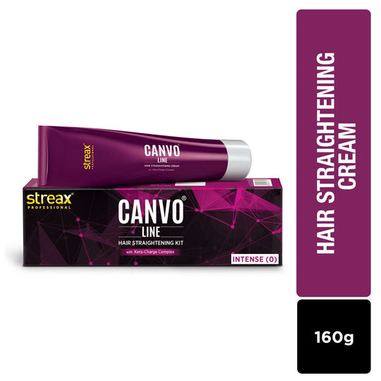 Streax Professional Canvoline Hair Straightening Intense Kit, 160g Buy at Indicrest
