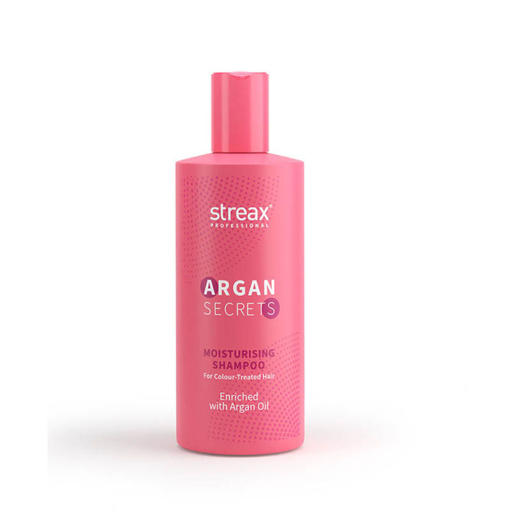 Streax Professional Argan Secrets Moisturisng Shampoo For Colour Treated Hair Enriched With Argan Oil & UV Filter, 300ml Buy at Indicrest Image 9