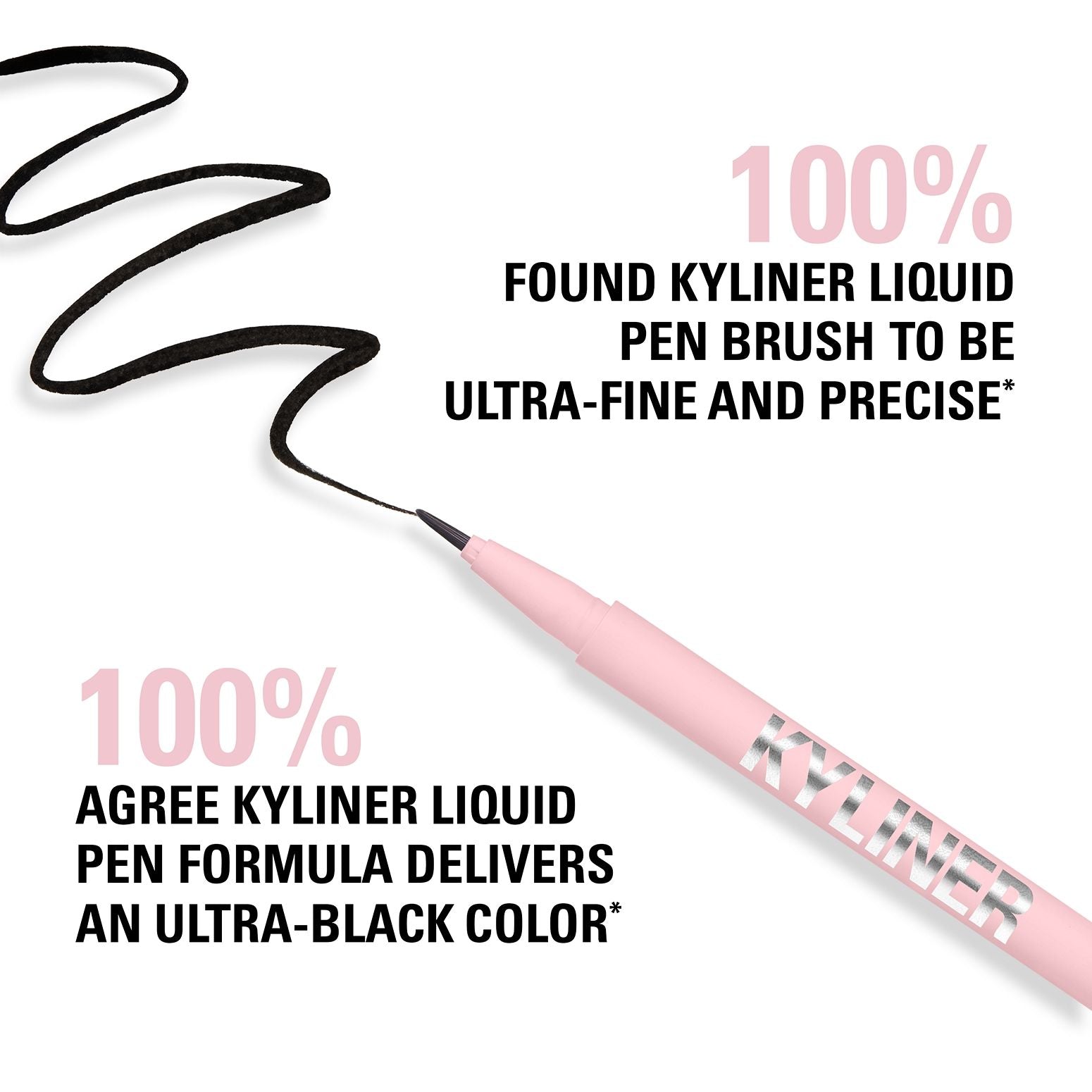 Kylie Cosmetics Liquid Pen Eyeliner - Black 001, 30ml
