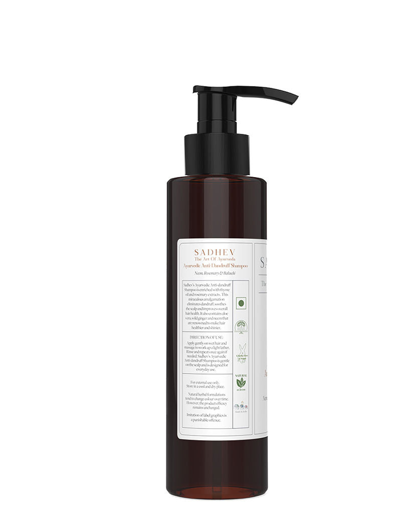 SADHEV Ayurvedic Anti-Dandruff Shampoo, 200ml