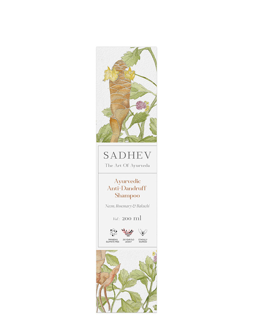 SADHEV Ayurvedic Anti-Dandruff Shampoo, 200ml