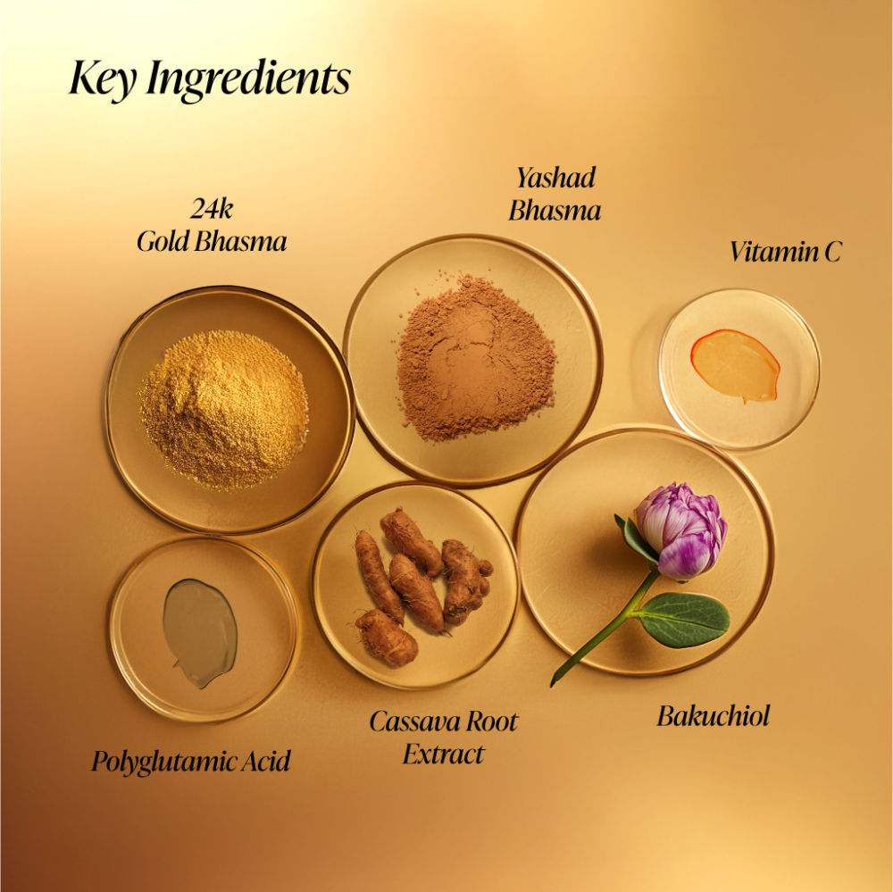 Forest Essentials Soundarya Radiance Day Cream with 24K Gold & SPF 30 PA++, 15g