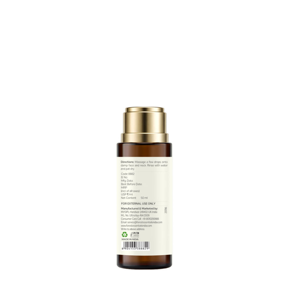 Forest Essentials Delicate Facial Cleanser with Saffron & Neem - Ayurvedic Face Wash For Oily Skin, 50ml