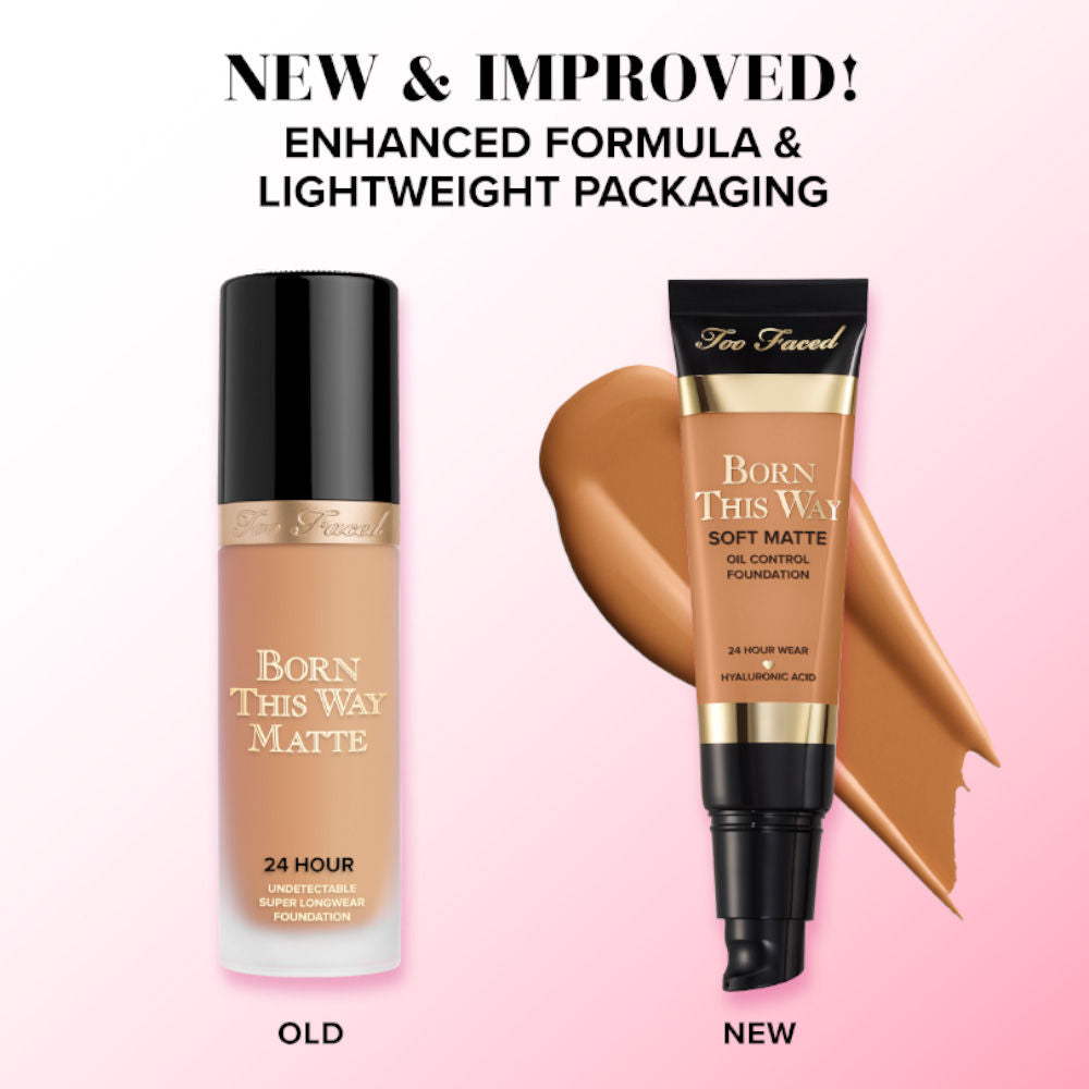 Too Faced Born This Way Soft Matte Foundation - Natural Beige, 30ml