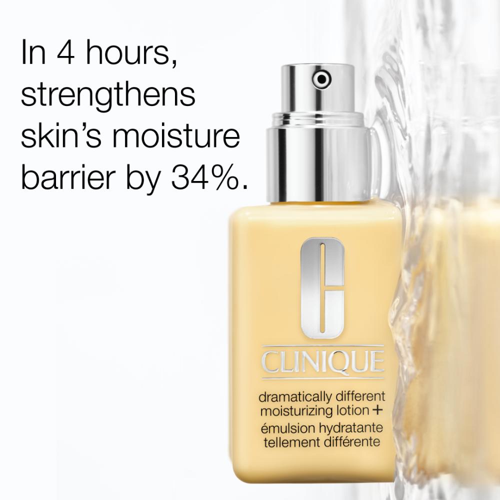 Clinique Dramatically Different Moisturizing Lotion+ Face Moisturizer with Pump for Skin Repair, 125ml
