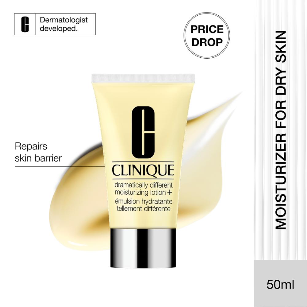 Clinique Dramatically Different Moisturizing Lotion+ Face Moisturizer Tube for Skin Barrier Repair, 50ml, Buy from Indicrest