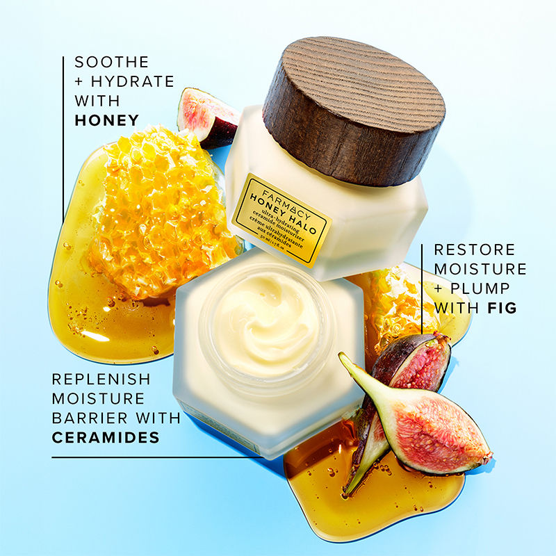 Farmacy Beauty Honey Halo Ultra-Hydrating Ceramide Moisturizer, 50ml