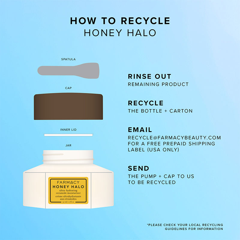 Farmacy Beauty Honey Halo Ultra-Hydrating Ceramide Moisturizer, 100ml