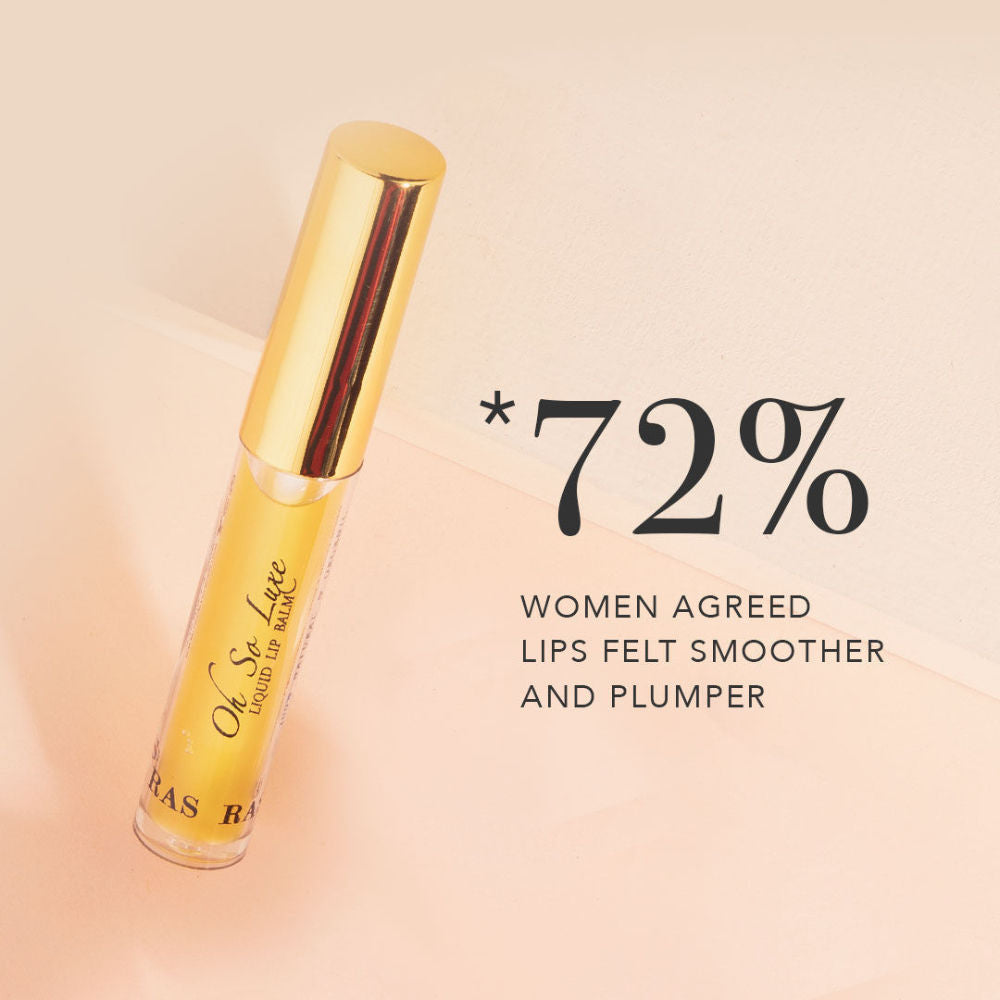 RAS Luxury Oils Oh So Luxe Liquid Lip Balm - Pale Yellow, 3.2ml